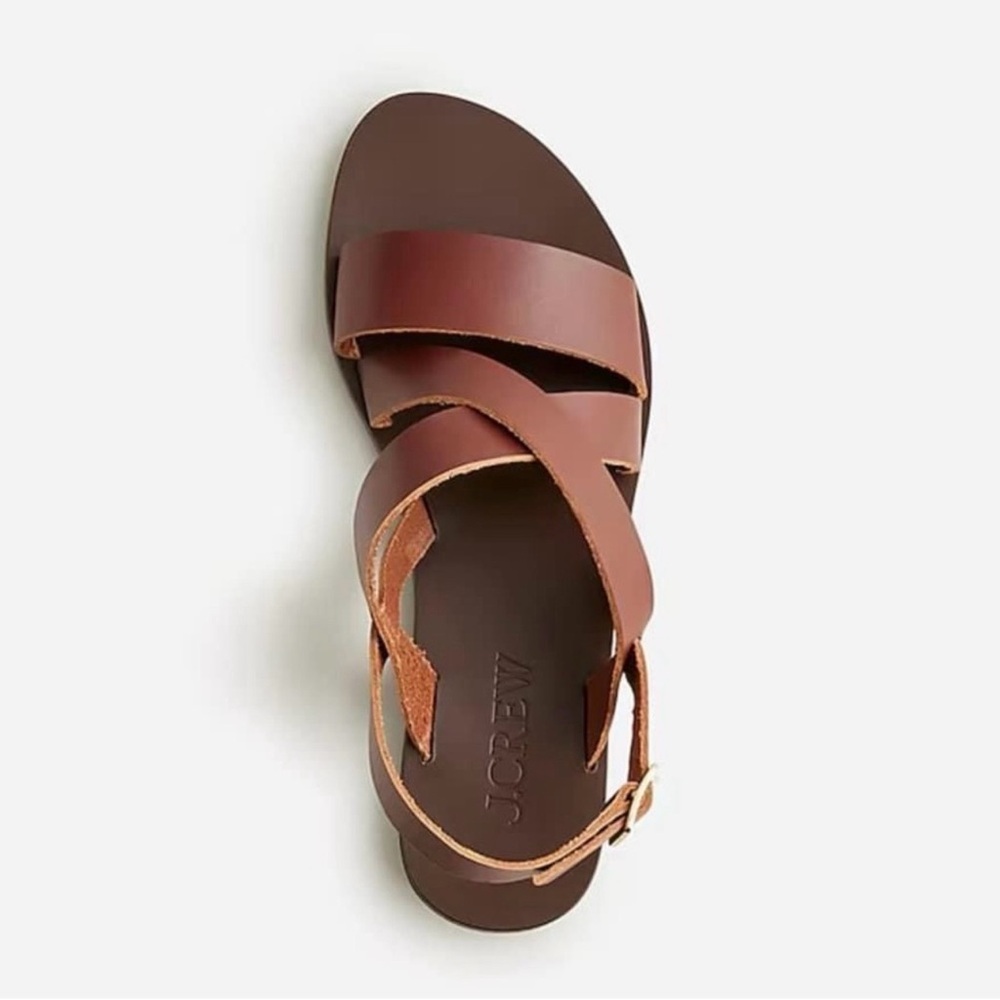 J. Crew
Carsen made-in-Italy slingback sandals in leather
New in box